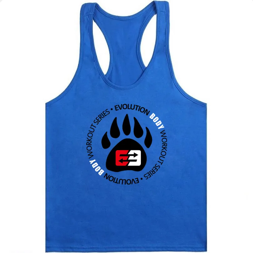 

New fashion cotton sleeveless shirts tank top men Fitness shirt mens singlet Bodybuilding workout gym vest fitness men