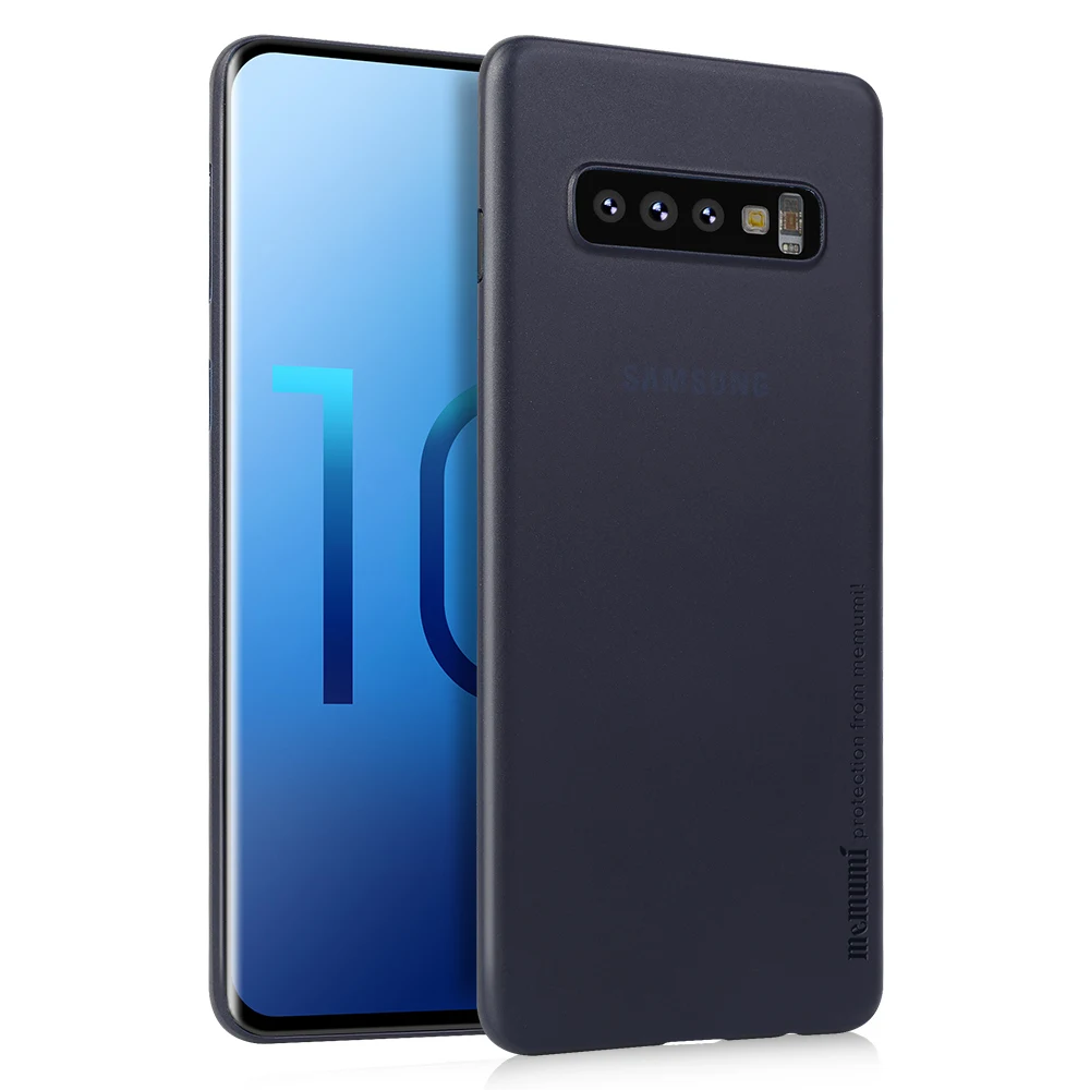 Чехол для samsung Galaxy S10 S10 Plus, ультратонкий 0,3 мм PP матовый чехол для samsung Galaxy S10 Plus, тонкий, не оставляет отпечатков пальцев - Цвет: S10Plus Matte Blue