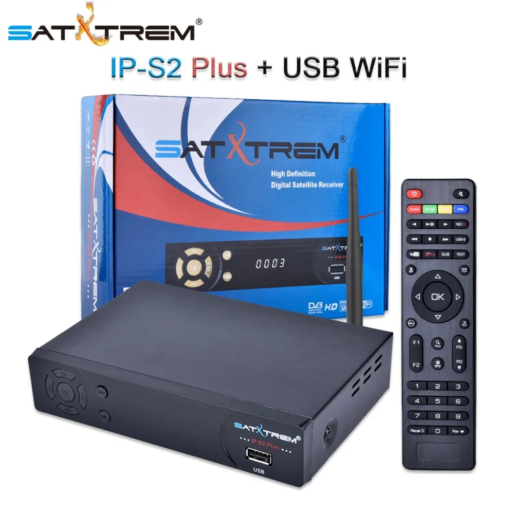 Спутниковый ресивер Satxtrem DVB S2 IP plus HD цифровой ТВ тюнер спутниковый декодер