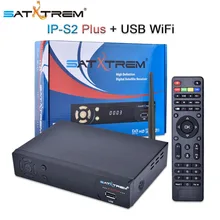 Satxtrem dvb s2 IP-S2 além de receptor de satélite hd sintonizador de tv digital digital decodificador receptor fta DVB-S2 completo 1080p
