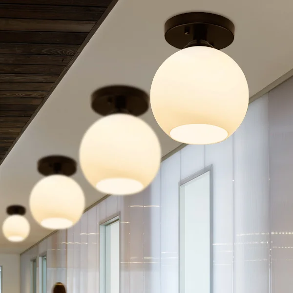 

American Country Style Ceiling Lamp Vintage Living Room Bedroom Corridor ceiling light Simple Style Lighting fixture