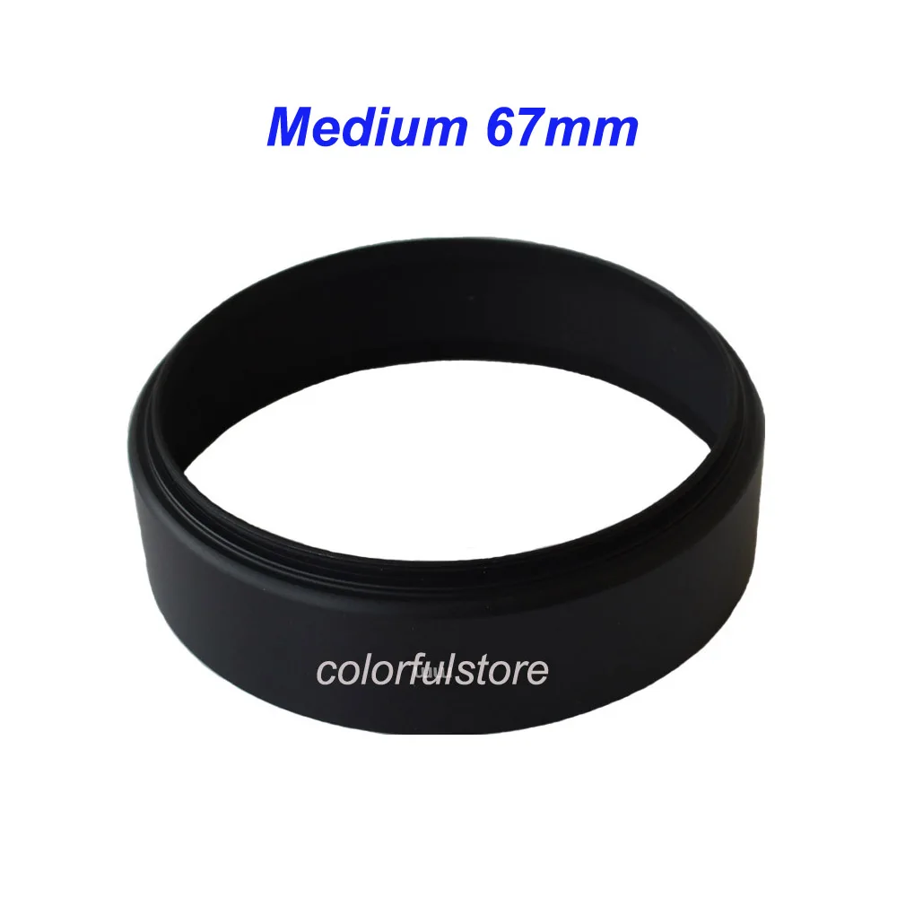 67 67mm Standard Medium Metal Camera Filter Lens Lenses Hood Shade