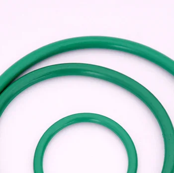 

2pcs 2.65mm wire diameter green fluorine rubber O-ring rings waterproof insulation rubber band 175mm-190mm outer diameter
