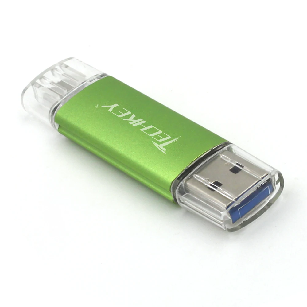 new TECHKEY OTG usb 3.0 32gb usb flash drive 3.0 64gb pen drive 16gb memoria cel usb stick pendrive gift for samsung mobile