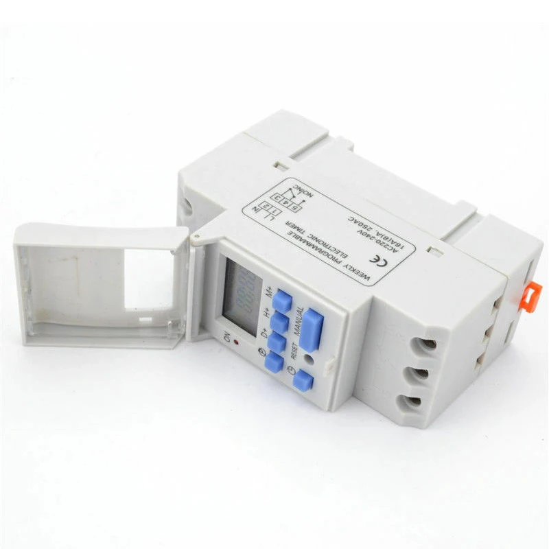 THC15A Digital Timer Switch Relay Control LCD DIN Programmable LO88