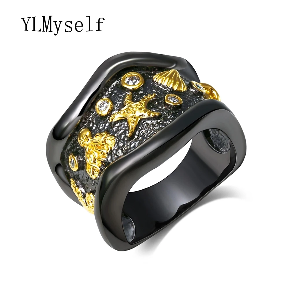 Кольцо на палец в винтажном стиле с морскими животными|finger ring|fashion rings for womenrings women |