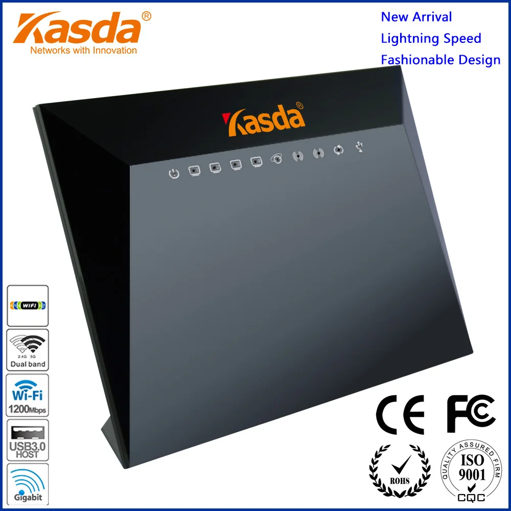 Kasda 1200M Dual Band WiFi Router KA1200 with Internal 4T4R Antennas 5