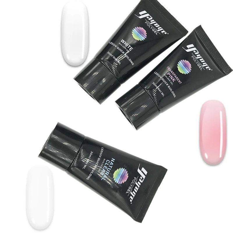 

poly gel set varnish Nail polish Polygel Quick Builder Extension LED UV lacquer brush Nail tips