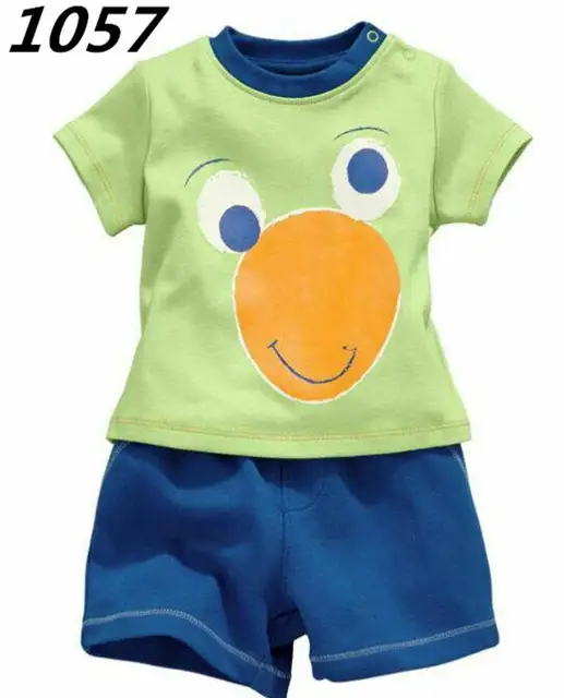 New Summer Boys Pajamas Suit 100 Cotton Soft Children Sleepwear Shorts