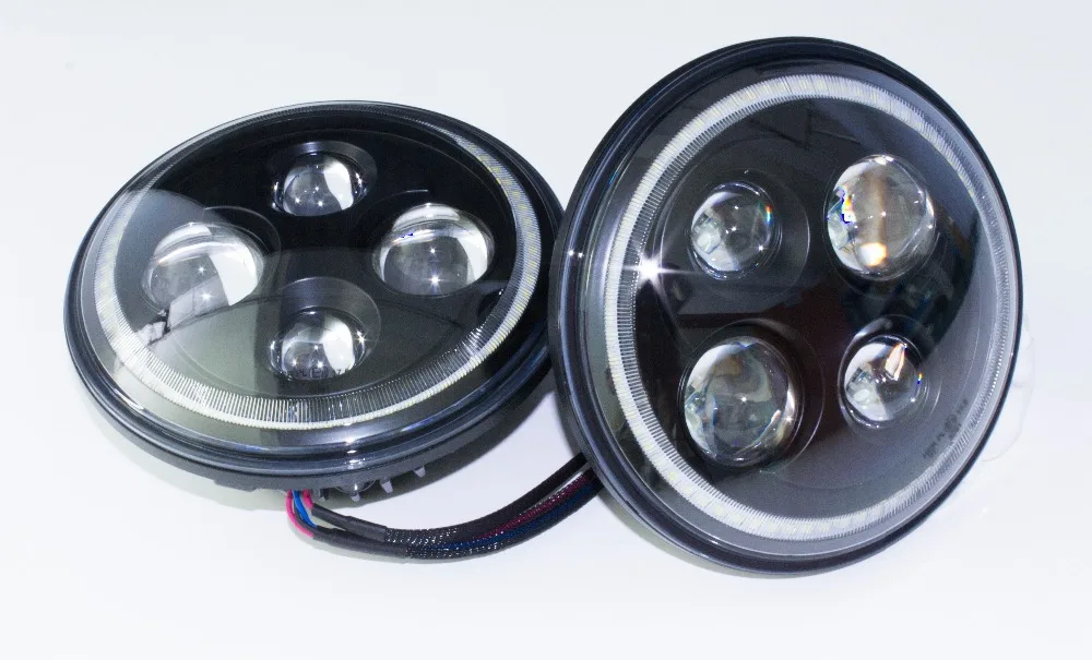 

Free Shipping Ip67 48w 7inch Osrom Led Low&high Beam Head Light Of Land Rover Harley Jeep Wholesales