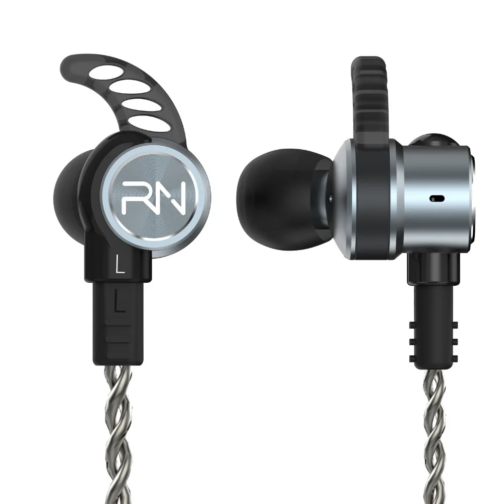Hybrid In Ear наушники Revonext RX6 1DD + 1BA HIFI Bass DJ Monito для бега спортивные гарнитура вкладыши