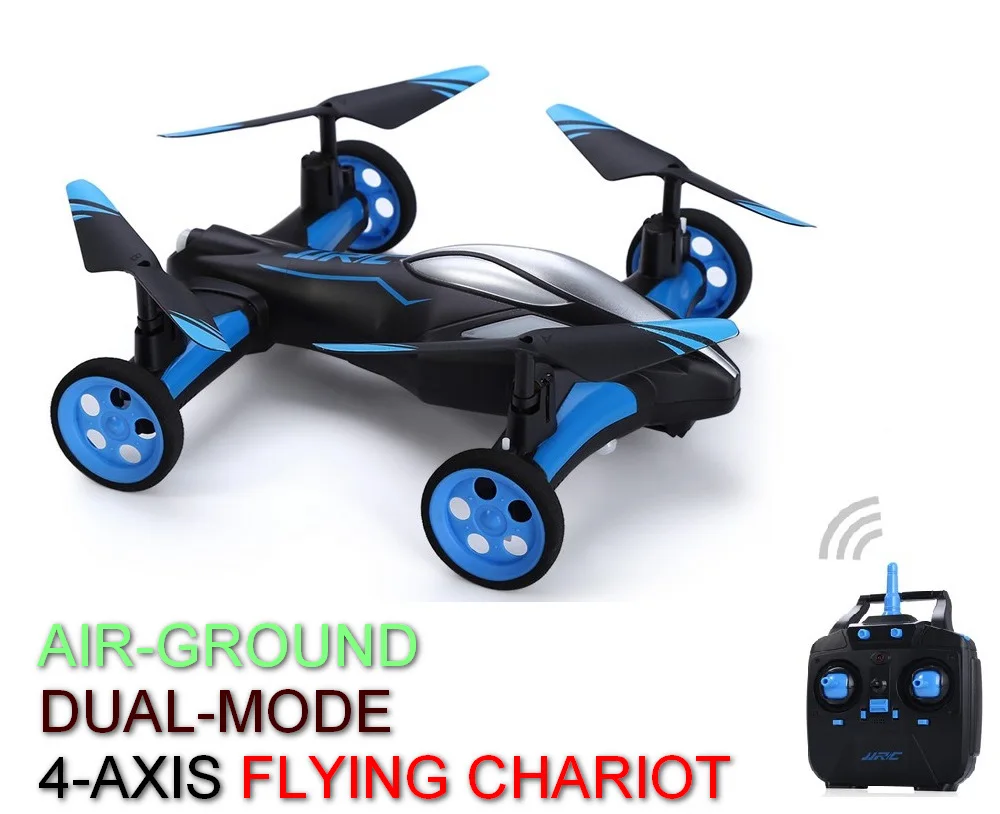 

Mini RC Air-ground Amphibious Quadcopter With Wheels LED light Headless Mode A key Return Helicopter VS SYMA X9