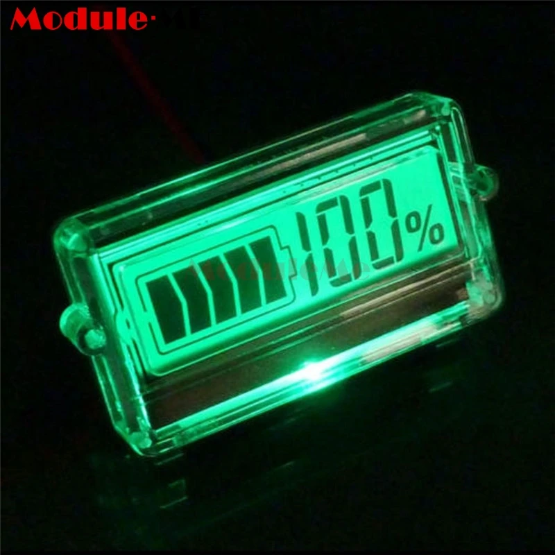 

diymore 3S 12V Lead-Acid Lithium Battery Capacity LED Digital Indicator Monitor Status Charger Meter Waterproof Gauge with Cable