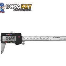 0-150 мм 6 дюймов цифровой штангенциркуль электронный суппорт микрометр Калибр с пластиковой коробке штангенциркуль s