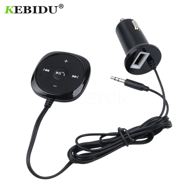 

Kebidu USB Charger Magnetic Base MP3 A2DP 3.5mm AUX Handsfree Bluetooth Car Kit MP3 Audio Music Receiver Adapter Newest