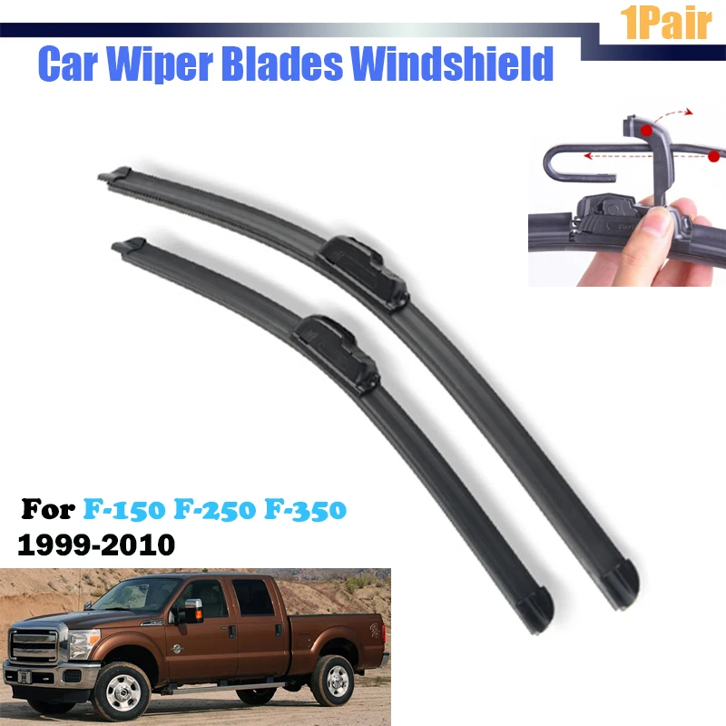 1Pair Car Front Window Wiper Blades For F 150 F 250 F 350 1999 2010