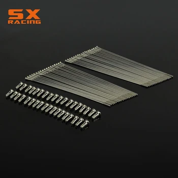 

Motorcycle Dirt Bike 19" 36PCS Stainless Steel Rear Wheel Spokes Nipples For HONDA CR125R CR250R CRF250R CRF250X CRF450R CRF450X