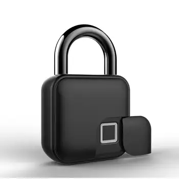 

USB Rechargeable Smart Lock Keyless Fingerprint Lock IP65 Waterproof Anti-Theft Security Padlock Door Luggage Case Lock FLL3