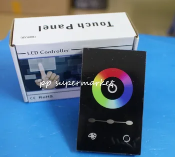 

DC12V B-Wall-Mounted Full-Color Touch Panel Dimmer Controller For RGB LED Strip