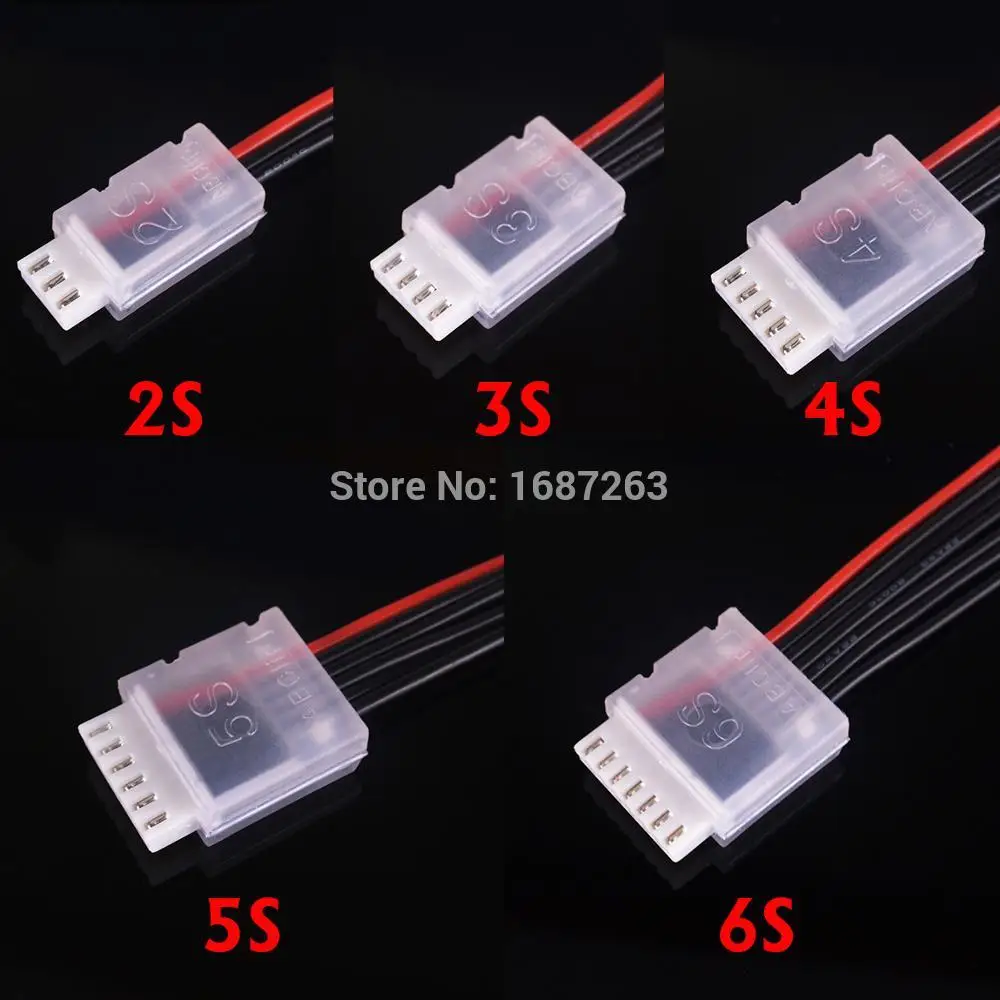 

5pcs/lot 2S 3S 4S 5S 6S JST-XH Balanced head protection Balance Plug Savers AB Clip Dropship for Battery