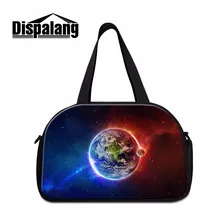 Dispalang мужская сумка для багажа, дорожная сумка для семьи, модная спортивная сумка на ремне, принт galaxy, узор на Портфолио для мальчика