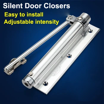 

door closer Household light door closers Spring door bow buffer simple closure Mute Aluminum alloy Large Sise