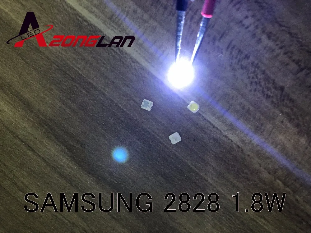 SAMSUNG 2828 LED для 1000 шт подсветка TT321A 1 5 W 3 с zener 3V 3228 холодный белый LCD ТВ