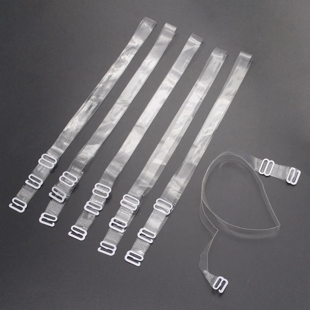 

3 Pairs Clear Invisible Bra Set Shoulder Straps Soft TPU Comfortable Bra Straps