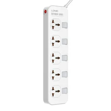 LDNIO SC5006 пять автономных выключателей, розетки, бытовая вилка, блок питания с защитой от перенапряжения, штепсельная розетка