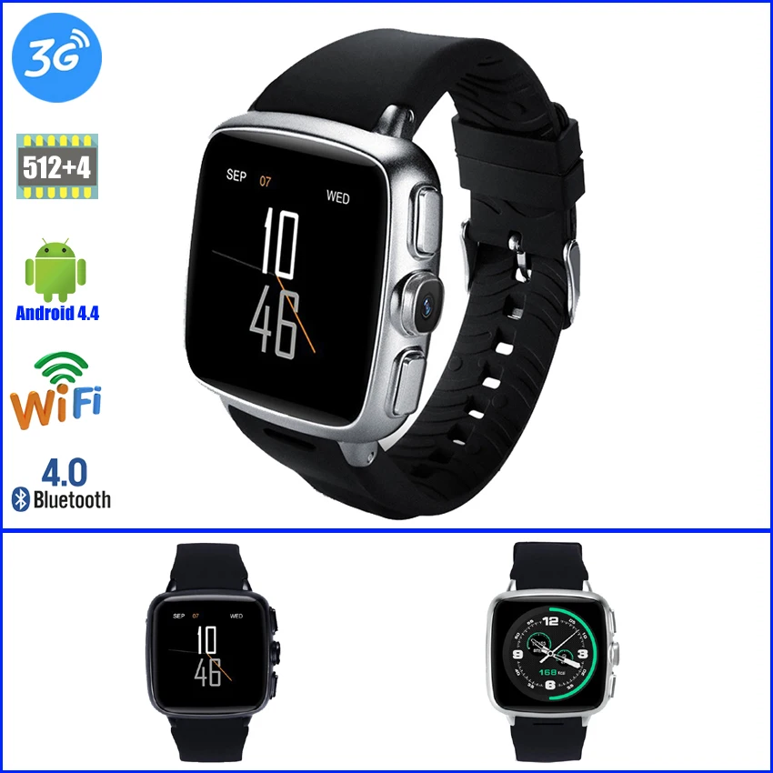Z01 Android font b Smart b font font b Watch b font RAM 512 ROM 4