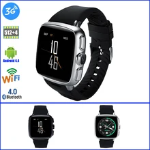 Z01 Android Smart Watch RAM 512 ROM 4 GB Heart Rate Wrist Watch 3G Sim GPS WIFI Bluetooth Smartwatch for Android Ios pk Finow Q1