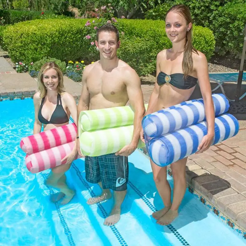  Summer New Inflatable Bed Sofa Floating Row Pool Air Mattresses Beach Foldable Swimming Pool Chair 