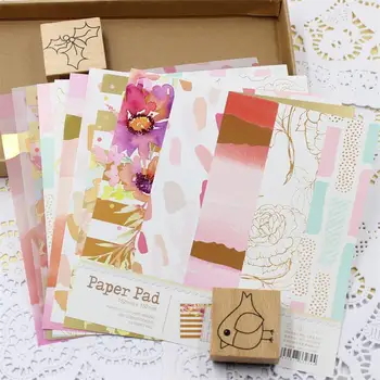 

ZFPARTY Lovely Series Material Paper Set for Scrapbooking DIY Projects/Photo Album/Card Making Crafts
