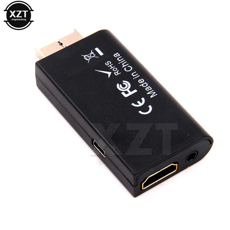 Для PS2 к HDMI 480i/480p/576i аудио видео конвертер адаптер с 3 5 мм Выход для всех 1 Вт