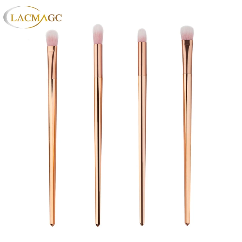 

4Pcs Eyeshadow Makeup Brushes Rose Gold Eye Makeup Brush Professional Eyesgadow Applicator Beauty Cosmetic Brush Tool Set