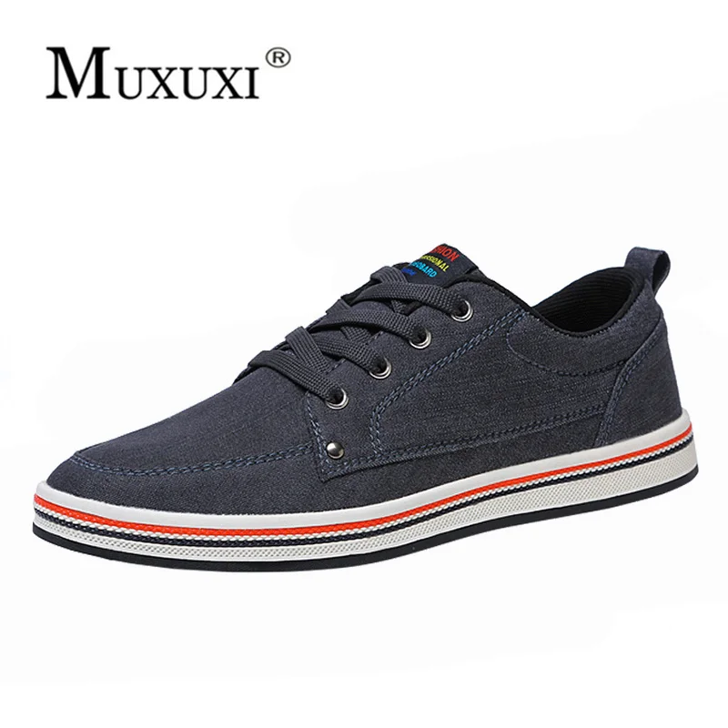 

2018 Big Size Breathable Mens Shoes Sales Lace Up Canvas Shoes Luxury Brand Men Shoe Designer comfortable Shoes Male Footwear