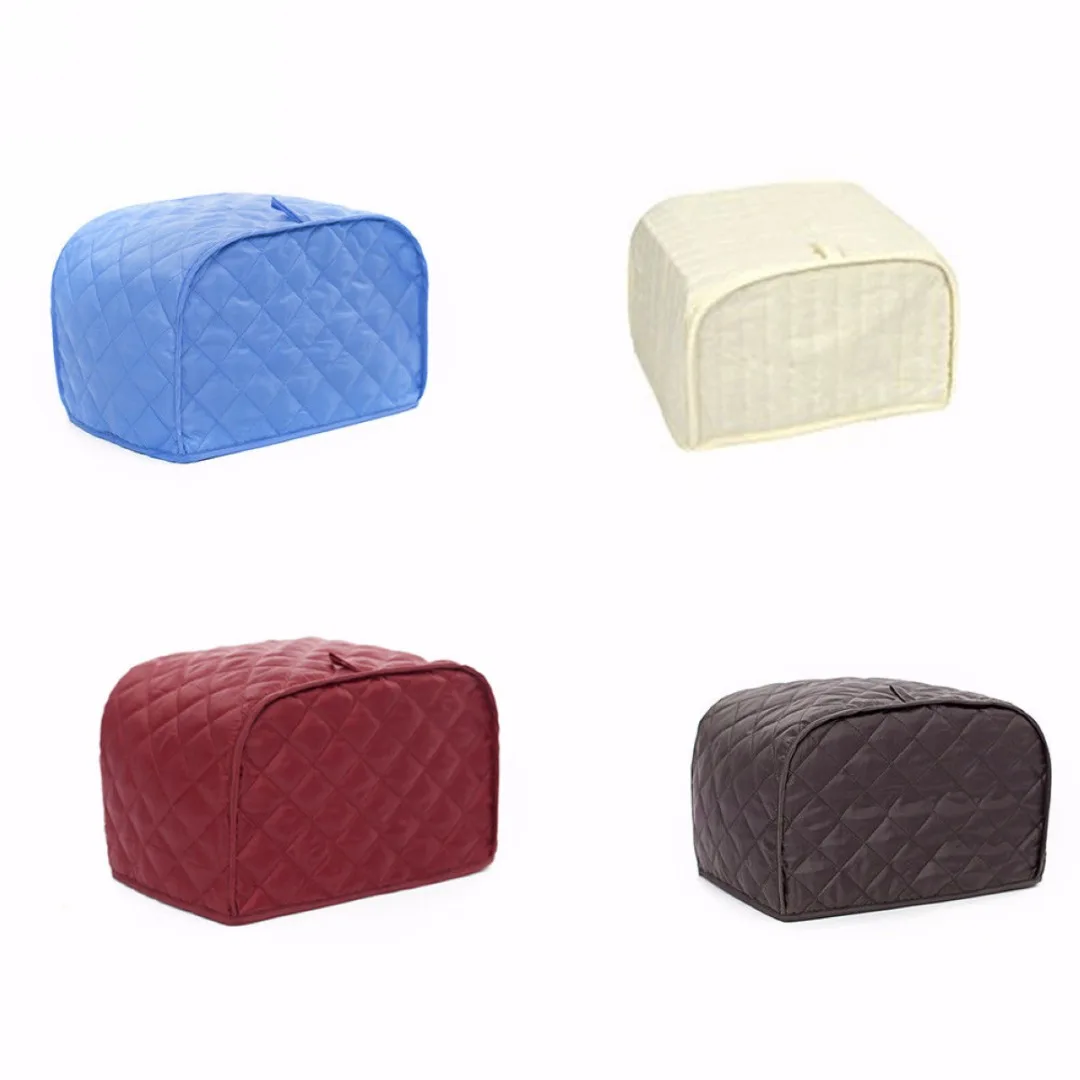 New Big Quilted Home Kitchen Dining Countertop Appliance 4 Slice Toaster Dust Cover