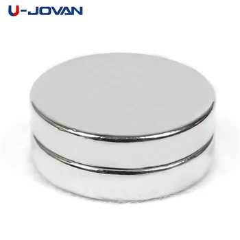 

U-JOVAN 2pcs 25 x 5 mm 25*5 N35 Neodymium Permanent Super Strong Rare Earth Magnet NEW Art Craft Connection