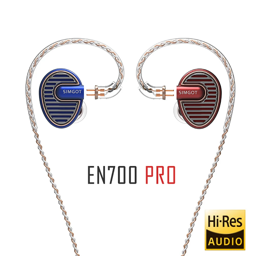 SIMGOT EN700 PRO модернизированные Hi Res динамические басы HiFi музыкальный монитор DJ