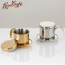 Портативный Нержавеющая сталь Вьетнам кофе капельница фильтр Кофеварка высокого качества капельный кофе фильтр горшок инструмент для фильтра аксессуары