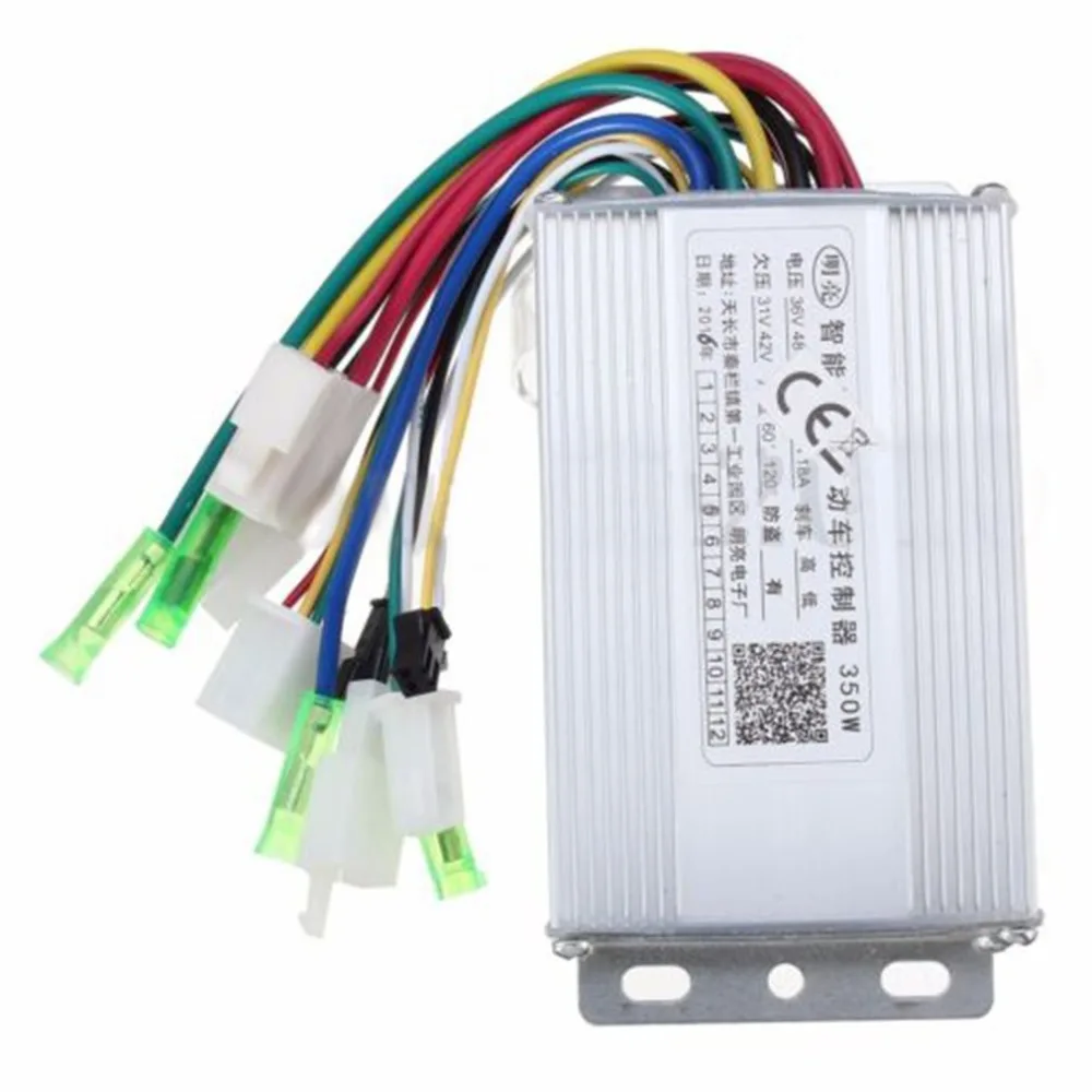 

DC 36V/48W 350W Brushless Speed Motor Controller Regulator Waterproof for Electric Scooter Bicycle E-Bike Tricycle Controller