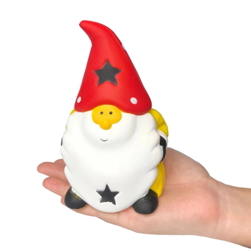 Greatest  Squishy Cute Santa Claus Decompression Slow Rising Soft Squeeze Toys Bread Scented Stress Relief Fu