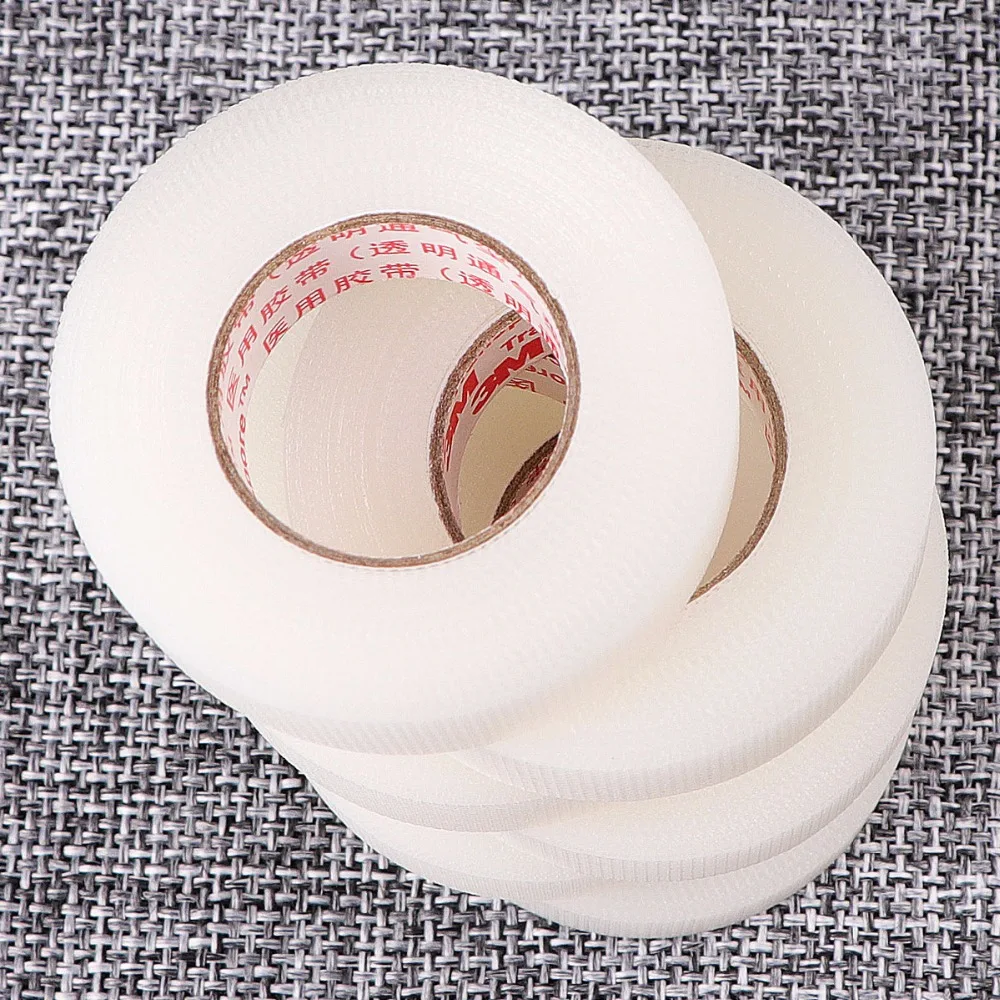 6 Rolls 3M 1527C-0 Medical Tapes for Indvidual Eyelash Extensions Transparent PE Tape Professional Lash Applying Tools