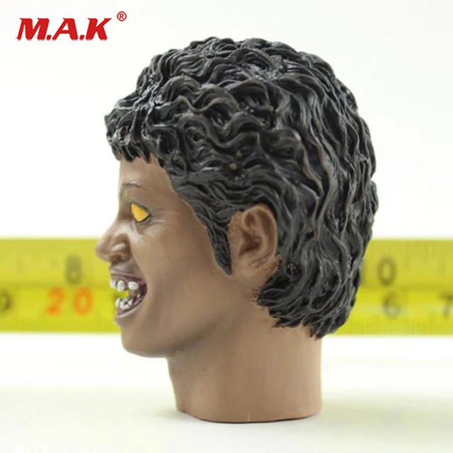Special Offers 1/6 Scale T56-46 Walking Dead Zombie Head Model Toy Head Sculpt Head Carving Model Collectible Doll Toys Accessories