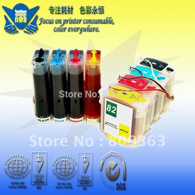 

CISS for hp82 Continuous Ink Supply System for DesignJet 500 510 k510 500ps Free Shipping