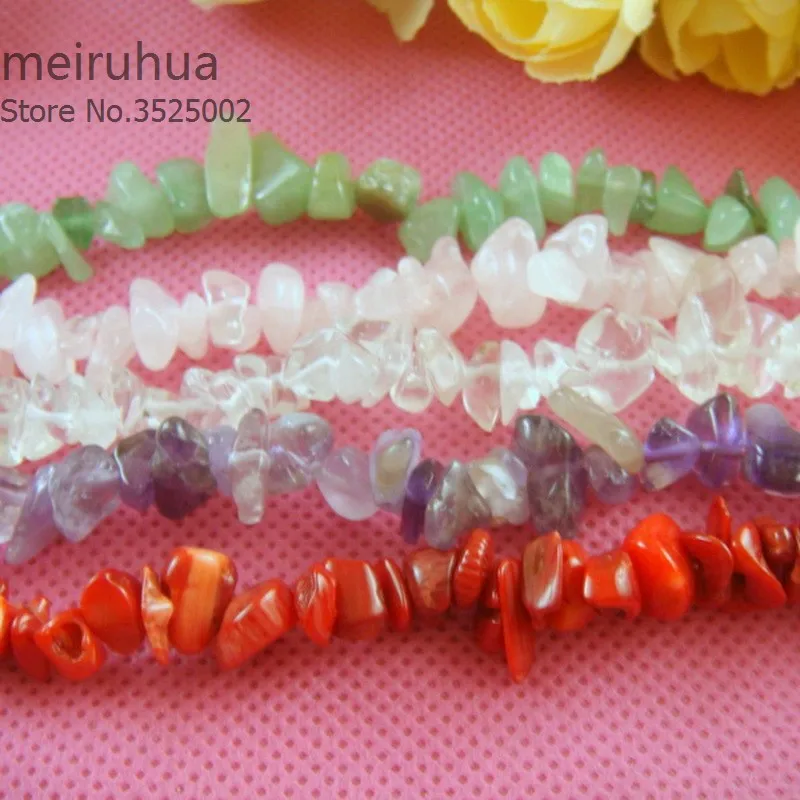 

5-8mm 1Strand Approx 80cm/31.5" Natural Created Stone Beads Irregular Gravel Semi Precious Stone Beading