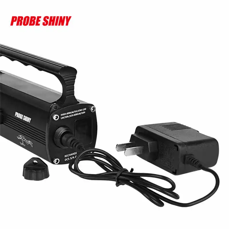 PROBE SHINY led flashlight rechargeable 8000LM XM-L2 T6 Scuba Diving Underwater 100M Flashlight Torch Waterproof #3S27 (7)