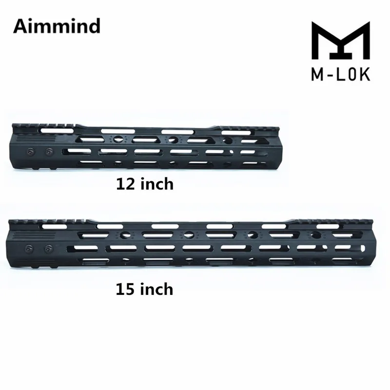 Ультра-светильник супер тонкий MLok M-LOK Handguard Бесплатная поплавок Picatinny Rail System для