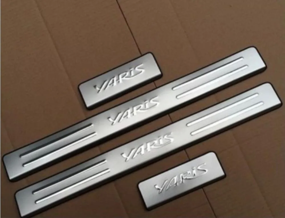

2007-2010 for Toyota Yaris stainless steel slippers board / threshold threshold light bar