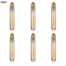 IWHD ампулы Винтаж лампы Ретро лампа накаливания E27 T185 t10 t225 T30 Эдисон лампа накаливания украшения дома